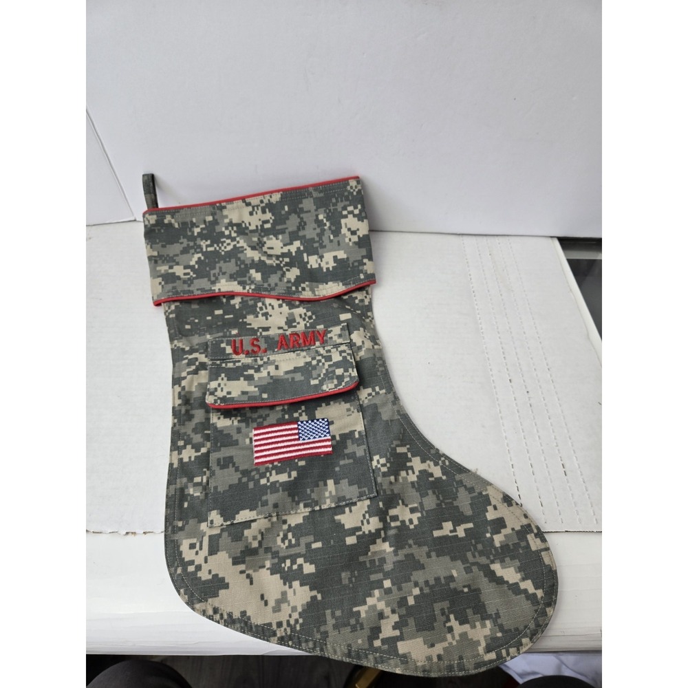 Camosock US Army Christmas stocking camouflage acu